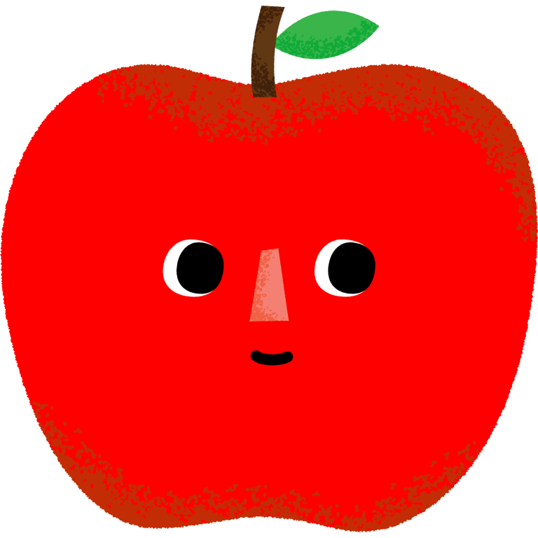 りんごちゃん  uh かわいい フルーツ 果物 顔