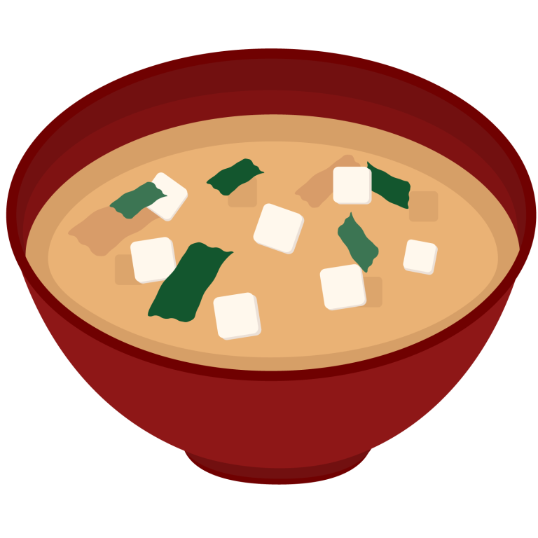 味噌汁  sm 日本食 豆腐