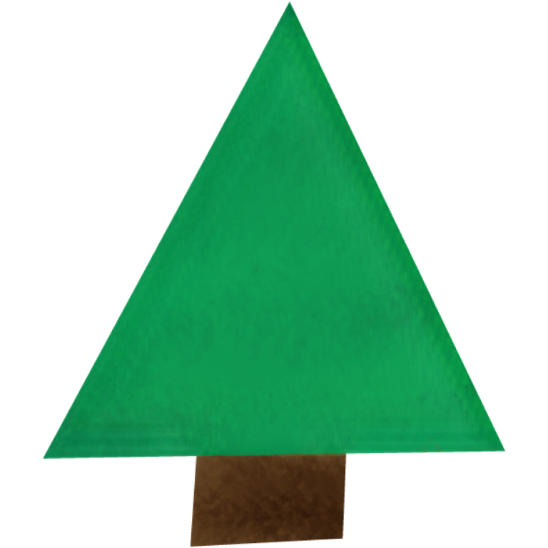 三角形の木