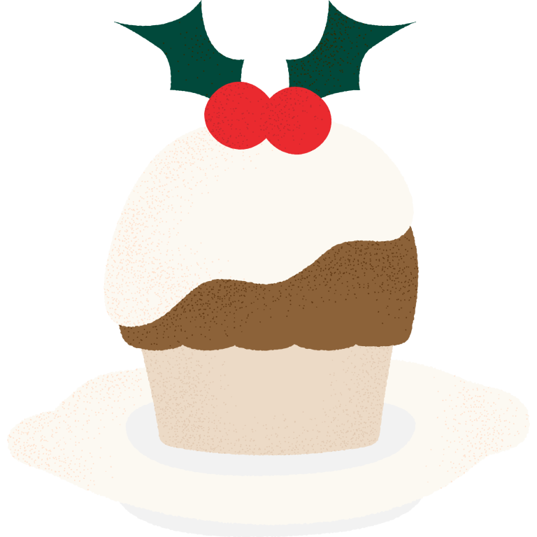 カップケーキ（クリスマス）  uh お菓子 かわいい クリスマス 冬 食べ物