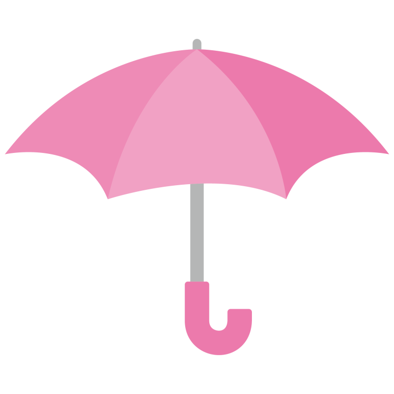 かさ（ピンク）  sm 梅雨 雨