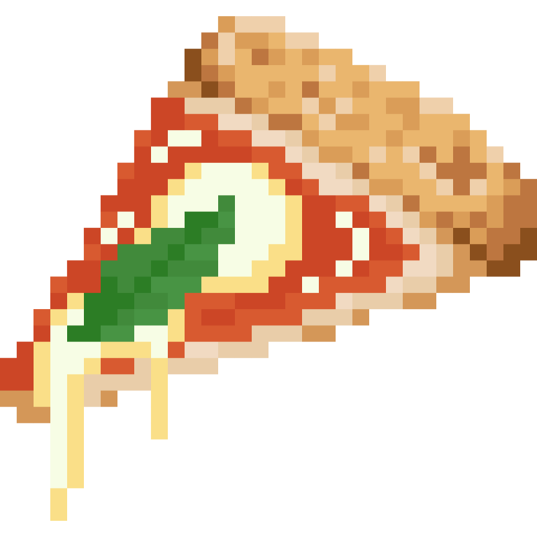 マルゲリータ  yy イタリアン ドット絵 ピザ ピッツァ 食べ物