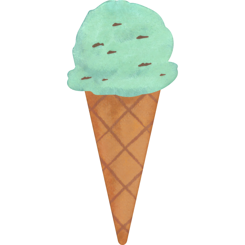 アイス（チョコミント）  uh アイスクリーム お菓子 スイーツ 夏