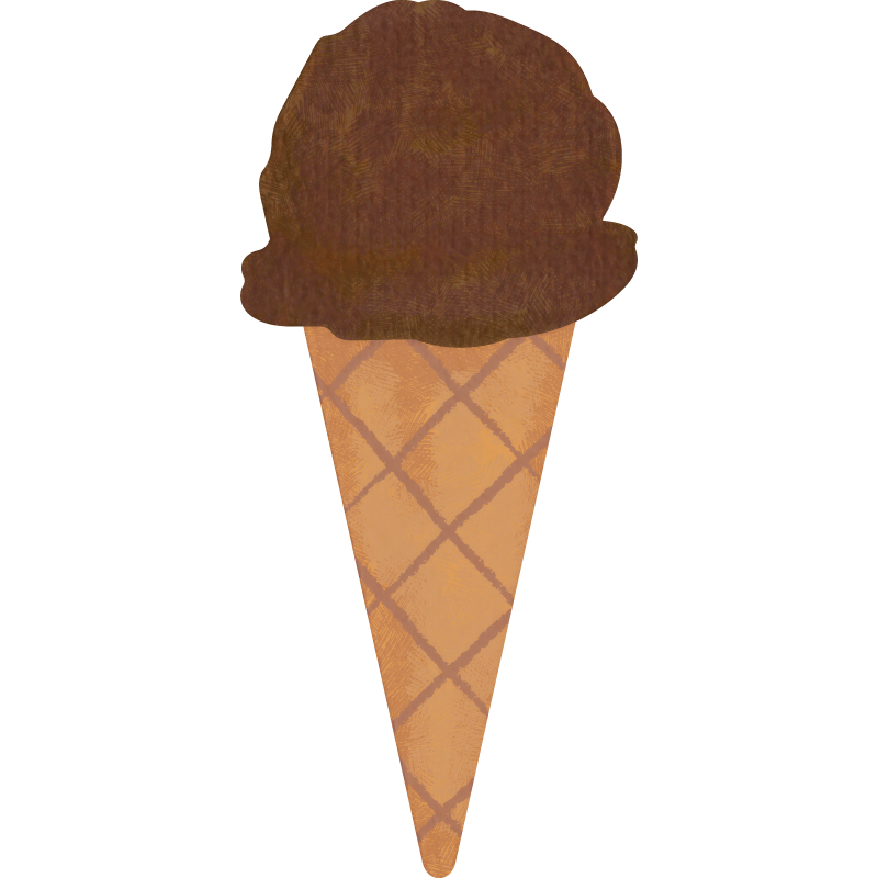 アイス（チョコ）  uh アイスクリーム お菓子 スイーツ 夏