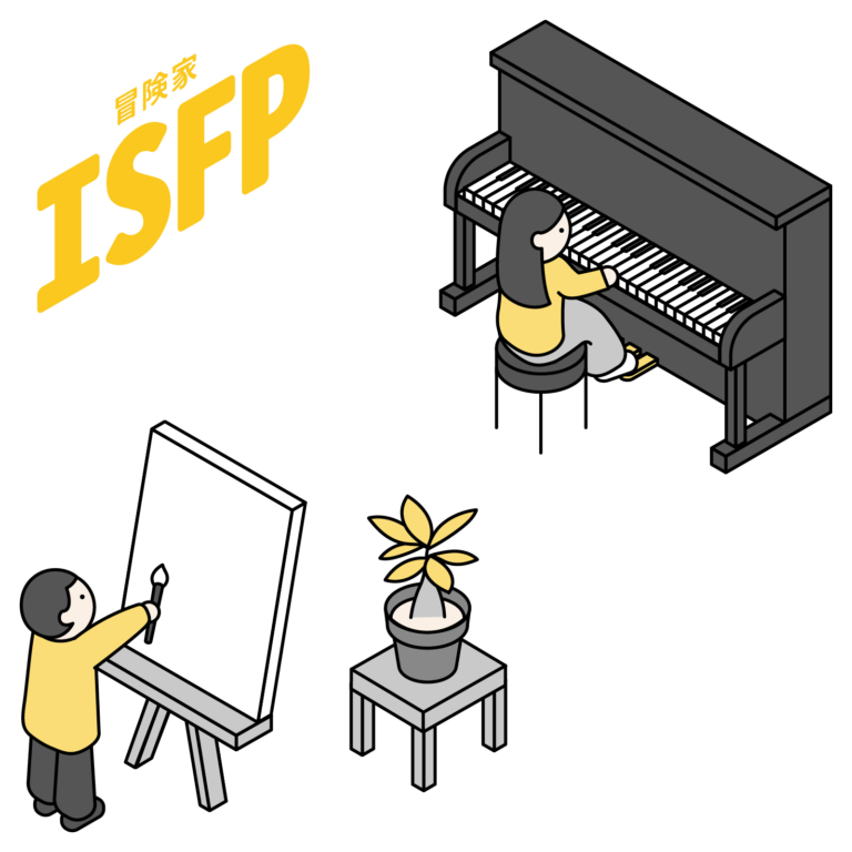 【16Personalities】ISFP  MBTI my アイソメトリック